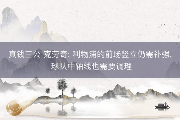 真钱三公 克劳奇: 利物浦的前场竖立仍需补强， 球队中轴线也需要调理
