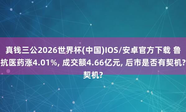 真钱三公2026世界杯(中国)IOS/安卓官方下载 鲁抗医药涨4.01%， 成交额4.66亿元， 后市是否有契机?