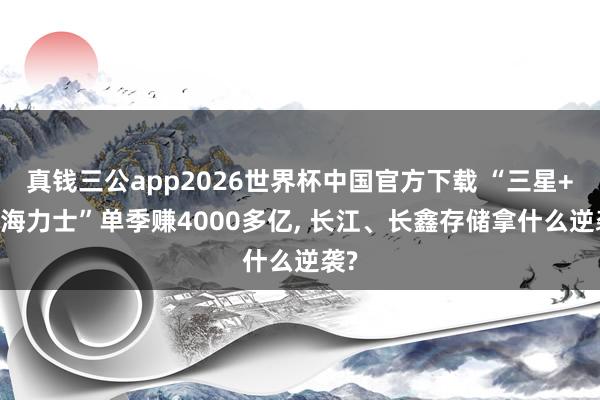 真钱三公app2026世界杯中国官方下载 “三星+SK海力士”单季赚4000多亿， 长江、长鑫存储拿什么逆袭?
