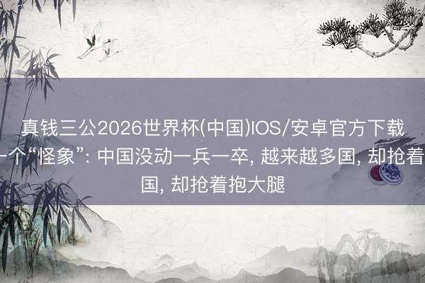 真钱三公2026世界杯(中国)IOS/安卓官方下载 发现一个“怪象”: 中国没动一兵一卒， 越来越多国， 却抢着抱大腿