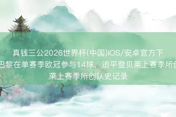 真钱三公2026世界杯(中国)IOS/安卓官方下载 K77为巴黎在单赛季欧冠参与14球,追平登贝莱上赛季所创队史记录