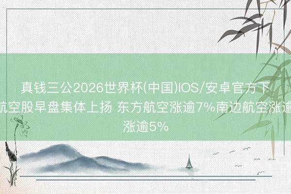 真钱三公2026世界杯(中国)IOS/安卓官方下载 航空股早盘集体上扬 东方航空涨逾7%南边航空涨逾5%