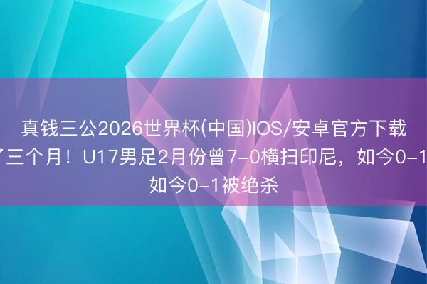 真钱三公2026世界杯(中国)IOS/安卓官方下载 才过了三个月！U17男足2月份曾7-0横扫印尼，如今0-1被绝杀