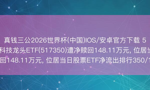 真钱三公2026世界杯(中国)IOS/安卓官方下载 5月29日广发中证沪港深科技龙头ETF(517350)遭净赎回148.11万元, 位居当日股票ETF净流出排行350/1208